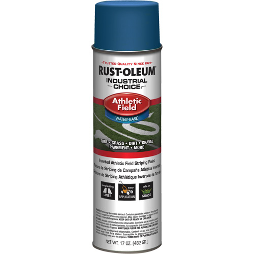 Peinture de lignage pour terrains de sport AF1600, Bleu, Canette a&eacute;rosol NTL Industrial
