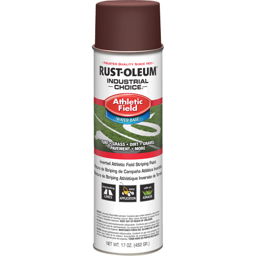 Peinture de lignage pour terrains de sport AF1600, Rouge, Canette a&eacute;rosol NTL Industrial