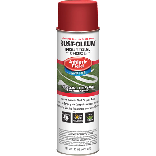 AF1600 Athletic Field Striping Paint, Red, Aerosol Can NTL Industrial