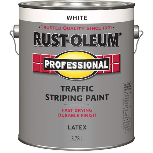 Traffic Striping Paint, White, 3.78 L, Jug NTL Industrial