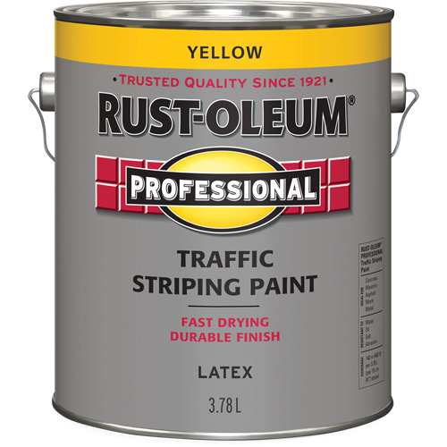 Traffic Striping Paint, Yellow, 3.78 L, Jug NTL Industrial