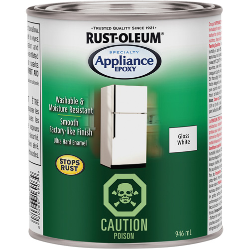 &eacute;poxyde pour &eacute;lectrom&eacute;nager sp&eacute;cialis&eacute;, 946 ml, Canette, Blanc NTL Industrial