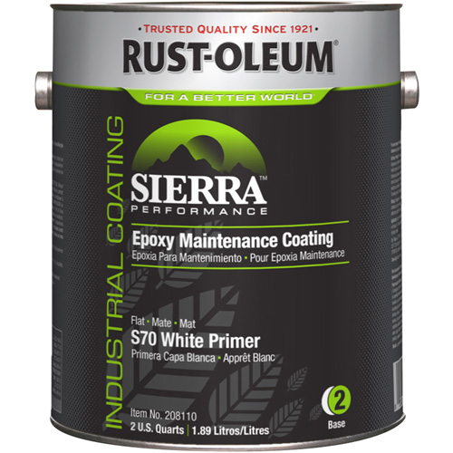 Sierra Performance S70/S71 Water-Based Epoxy Acrylic Primer Base, Gallon, White NTL Industrial
