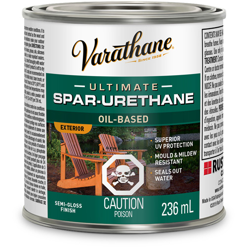 Fini diamant pour bois Varathane ext&eacute;rieur, 236 ml, Transparent, Semi-brillant NTL Industrial