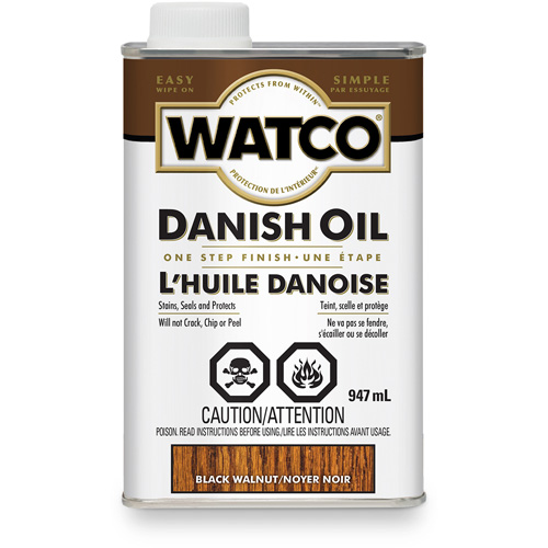 Watco&reg; Danish Oil, 947 ml, Black Walnut, Transparent NTL Industrial