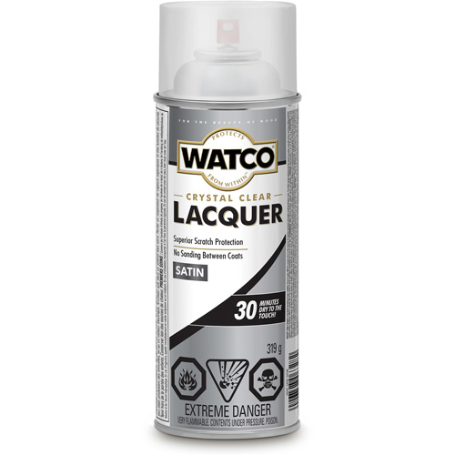 Laque pour bois Watco, 319 g, Transparent, Satin NTL Industrial
