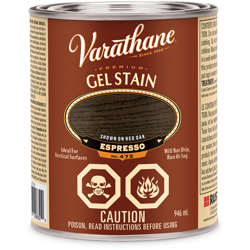 Varathane&reg; Premium Gel Stain, 946 ml, Espresso NTL Industrial