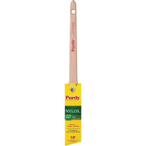 Nylox Dale Paint Brush, Nylon, Wood Handle, 1" Width NTL Industrial