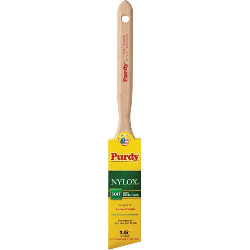 Pinceau Nylox Glide, Nylon, Manche Bois, Largeur de 1-1/2" NTL Industrial