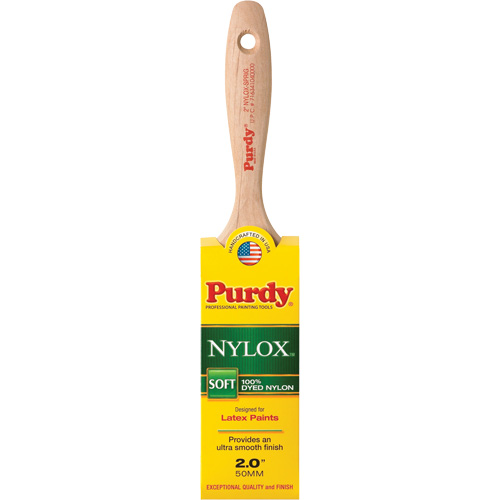 Pinceau Nylox Sprig, Nylon, Manche Bois, Largeur de 2" NTL Industrial