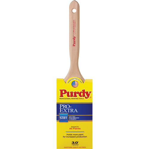 Pinceau Pro-Extra Elasco, Mat&eacute;riau m&eacute;lang&eacute;, Manche Bois, Largeur de 3" NTL Industrial
