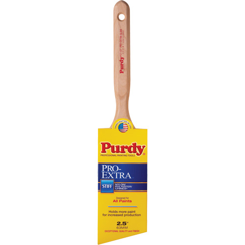 Pro-Extra Glide Paint Brush, Blended Material, Wood Handle, 2-1/2" Width NTL Industrial