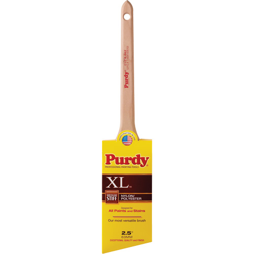 XL Dale Paint Brush, Poly/Nylon, Wood Handle, 2-1/2" Width NTL Industrial