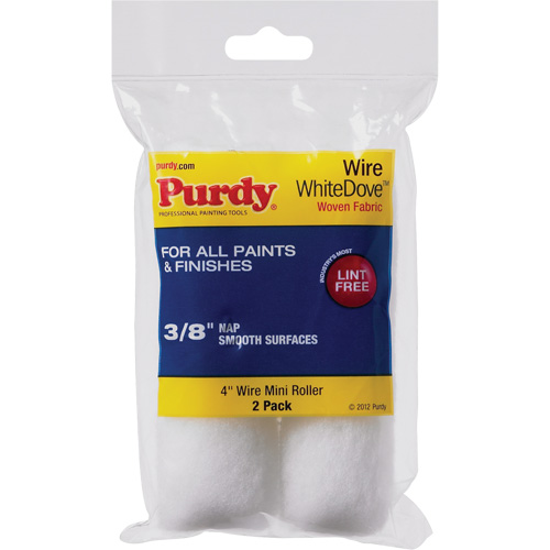 Dove Wire Mini Roller, 9.5 mm (3/8") Nap, 101 mm (4") L NTL Industrial