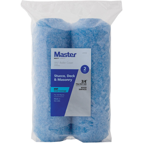 Master Textured Walls Roller Cover, 19 mm (3/4") Nap, 240 mm (9-1/2") L NTL Industrial