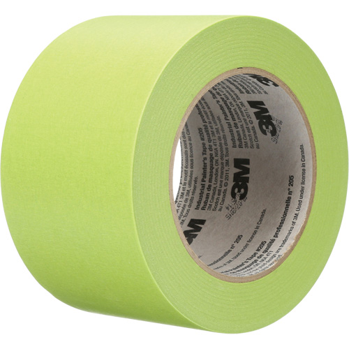 Industrial Painter's Tape 205, 72 mm (2-4/5") x 55 m (180'), Green NTL Industrial