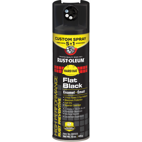 &eacute;mail antirouille en a&eacute;rosol 5 en 1, Noir, Fini mat profond, 15 oz, Canette a&eacute;rosol NTL Industrial