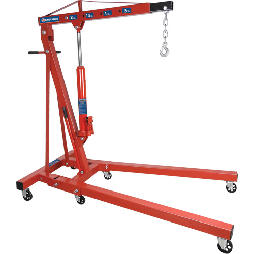 2-Ton Folding Shop Crane, 4000 lbs. (2 tons) Capacity NTL Industrial