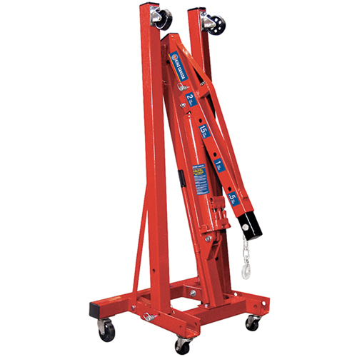 2-Ton Folding Shop Crane, 4000 lbs. (2 tons) Capacity NTL Industrial
