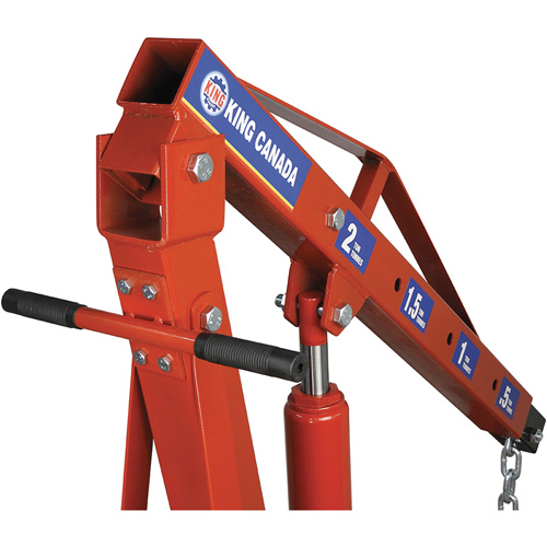 2-Ton Folding Shop Crane, 4000 lbs. (2 tons) Capacity NTL Industrial