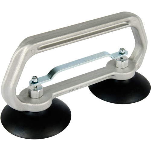 Appareils &agrave; ventouses - Ventouse double industrielle, 50 lb Capacit&eacute;, 4", Barre &agrave; tirer, 10" Longueur de la manche NTL Industrial