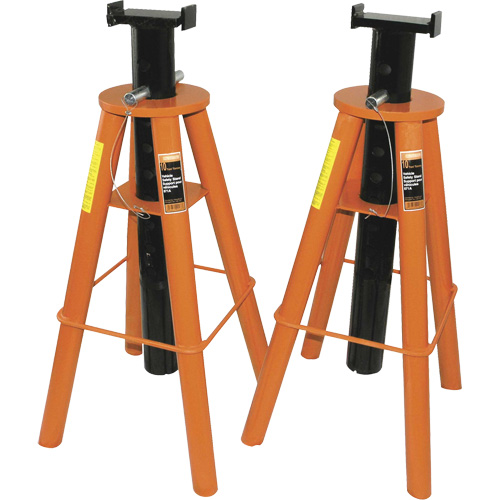 871A Truck Stand Set, 10 Tons Capacity, 30-3/4" - 46-1/4" H NTL Industrial