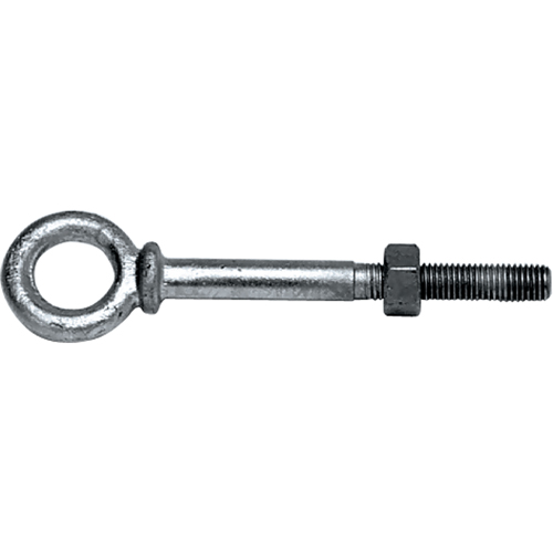 Eye Bolts, 3/8" Dia., 2-1/2" L, Galvanized, 1200 lbs. (0.6 tons) Capacity NTL Industrial