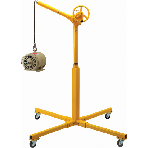 Hauts crochets &eacute;l&eacute;vateurs industriels avec base mobile, Capacit&eacute; 500 lb (0,25 tonne) NTL Industrial
