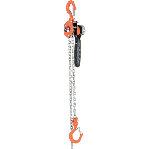 Mini Lever Hoist, 10' Lift, 500 lbs. (0.25 tons) Capacity, Steel Chain NTL Industrial
