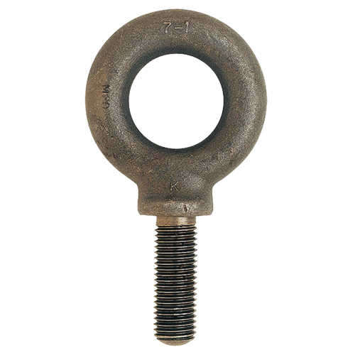 Eye Bolt, 65 mm Dia., 44.5 mm L, Uncoated Natural Finish, 3520 lbs. (1.76 tons) Capacity NTL Industrial