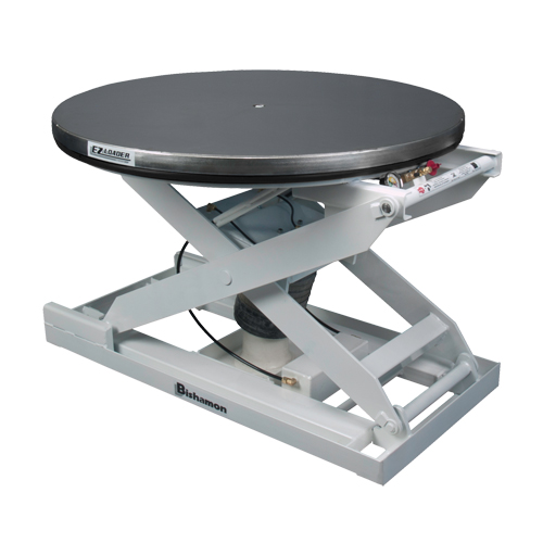 Positionneur pour palette &agrave; nivellement automatique EZ Loader E - plateforme en acier inoxydable, 43" lo x 43" la, Capacit&eacute; 4000 lb NTL Industrial