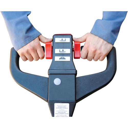 Transpalette &eacute;lectrique motoris&eacute;, Capacit&eacute; 4500 lb, 48" lo x 30,25" la NTL Industrial