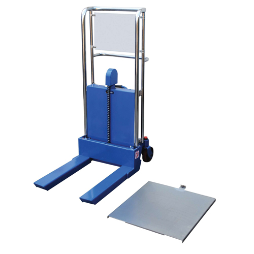Hefti-Lift Load Stacker, Foot Pump Operated, 880 lbs. Capacity, 44" Max Lift NTL Industrial