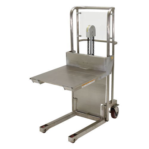Gerbeur Hefti-Lift, M&eacute;canisme Pompe au pied, Capacit&eacute; de 450 lb, Levage max de 45-5/8" NTL Industrial