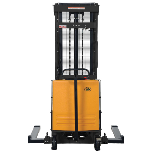 Gerbeur pour chariot &eacute;l&eacute;vateur, Fonctionnement &eacute;lectrique, Capacit&eacute; 2000 lb, Lev&eacute;e max 118" NTL Industrial