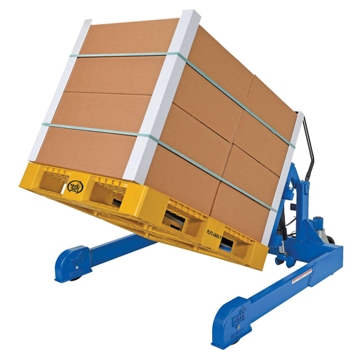 Straddled Ergonomic Tilter, 90° Tilt, 4000 lbs. Capacity, 72-13/16" L x 57-1/4" W x 29-1/4" H NTL Industrial