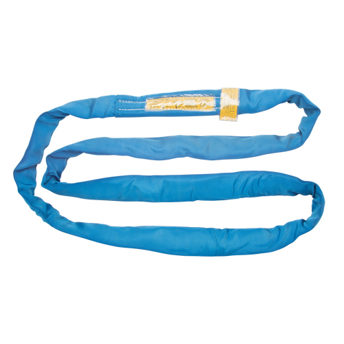 &eacute;lingue de levage en polyester ronde, Bleu, 4" la x 20' lo, 23 000 lb Charge verticale NTL Industrial