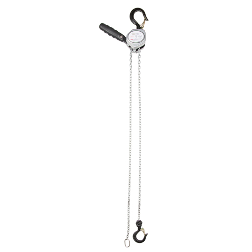 Mini Lever Hoist, 5' Lift, 500 lbs. (0.25 tons) Capacity, Zinc Plated Chain NTL Industrial