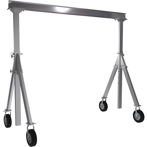 Grue-portique ajustable en aluminium, 10' lo, Capacit&eacute; 1500 lb (0,75 tonne) NTL Industrial