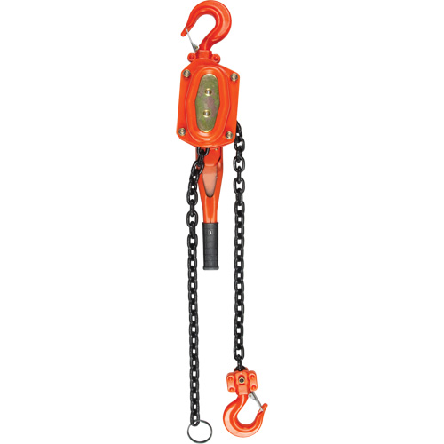 Lever Hoist, 10' Lift, 1500 lbs. (0.75 tons) Capacity, Alloy Steel Chain NTL Industrial