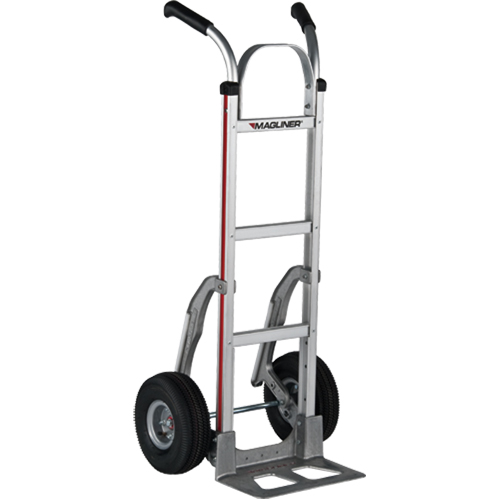 Knocked Down Hand Truck, Dual Handle, Aluminum, 48" Height, 500 lbs. Capacity NTL Industrial