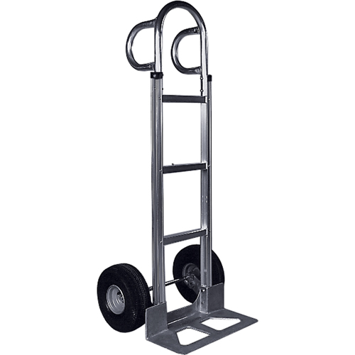 Knocked Down Hand Truck, P-Handle Handle, Aluminum, 55" Height, 500 lbs. Capacity NTL Industrial