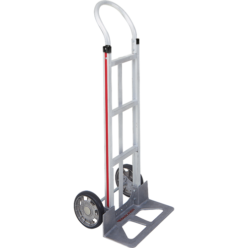 Knocked Down Hand Truck, Continuous Handle, Aluminum, 48" Height, 500 lbs. Capacity NTL Industrial