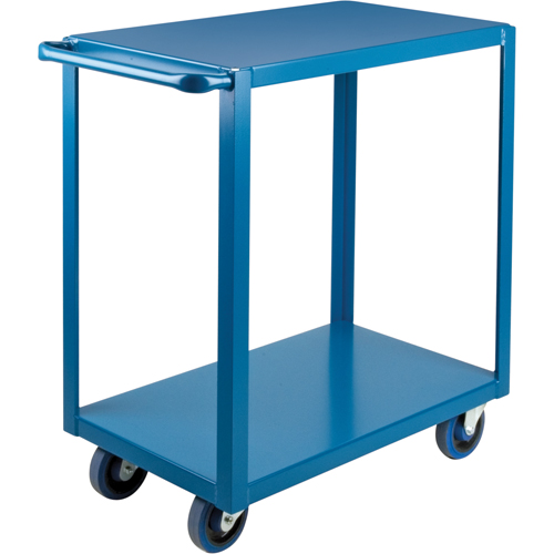 Heavy-Duty Shelf Carts, 2 Tiers, 18" W x 36" H x 33" D, 1200 lbs. Capacity NTL Industrial