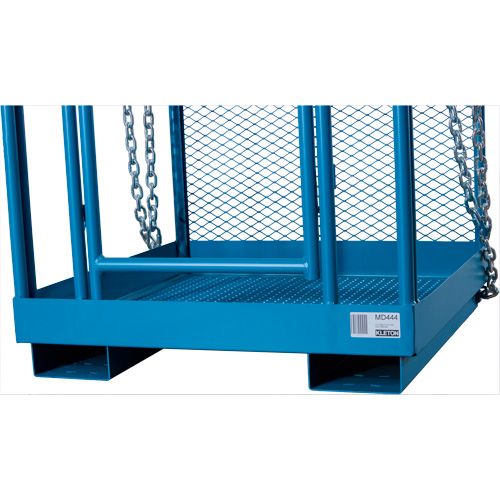 Nacelle &eacute;l&eacute;vatrice pour travail en hauteur, 36" x 36" x 72" h, Capacit&eacute; de 1000 lb, Acier NTL Industrial