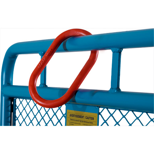 Nacelle &eacute;l&eacute;vatrice pour travail en hauteur, 36" x 36" x 72" h, Capacit&eacute; de 1000 lb, Acier NTL Industrial