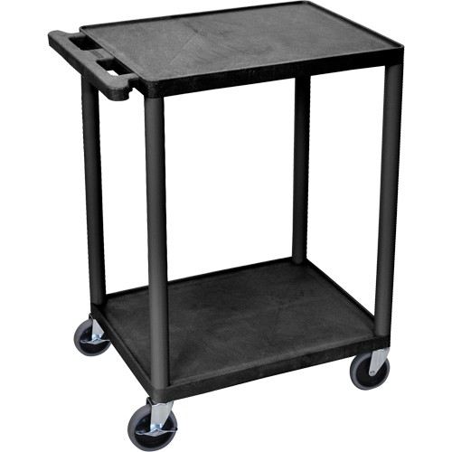Chariot utilitaire, 2 tiers, 18" x 33" x 24", Capacit&eacute; 400 lb NTL Industrial