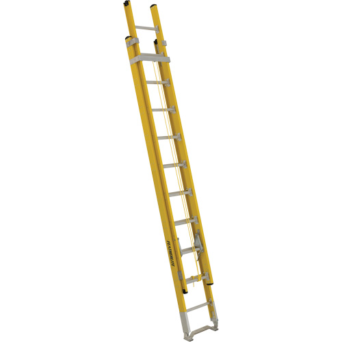 &eacute;chelles &agrave; coulisse industrielles robustes (s&eacute;rie 6200), Cap 375 lb, 17' h, Calibre 1AA NTL Industrial
