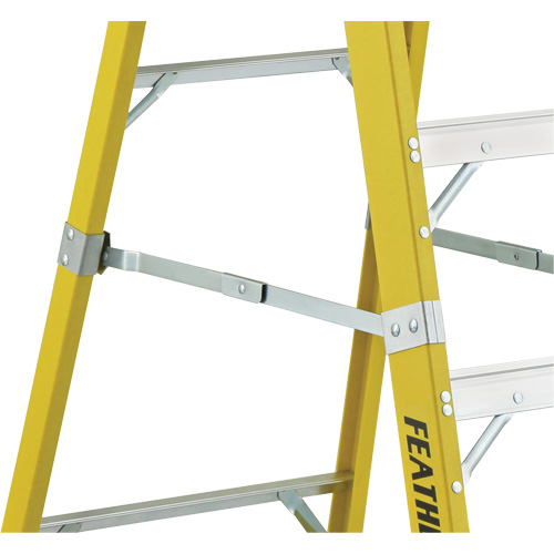 Industrial Heavy-Duty Platform Stepladders (6500 Series), 6', 300 lbs. Cap. NTL Industrial
