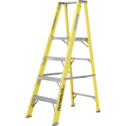 Industrial Heavy-Duty Platform Stepladders (6500 Series), 8', 300 lbs. Cap. NTL Industrial